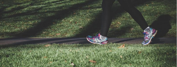 woman at supported-living going for run