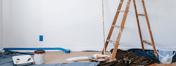 Paints and Ladders for property repairs