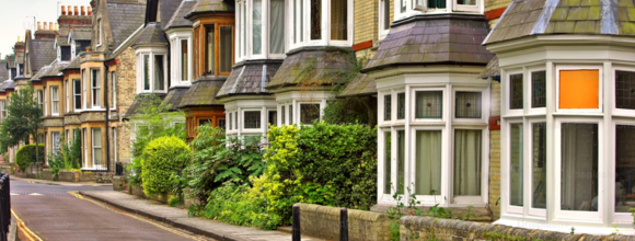 Row of English housing